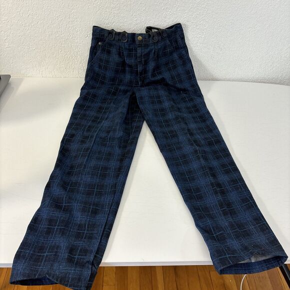 Cotler Suspender Jeans Mens Vintage Tapered Leg Denim 30 Waist / 33 Inseam USA - Picture 1 of 7